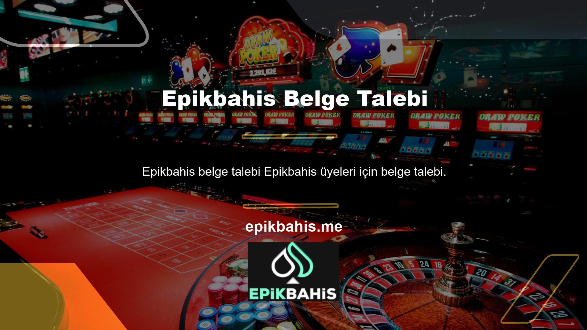 Bahisçiler Epikbahis bahislerine huzurlu olarak kaydolabilirler
